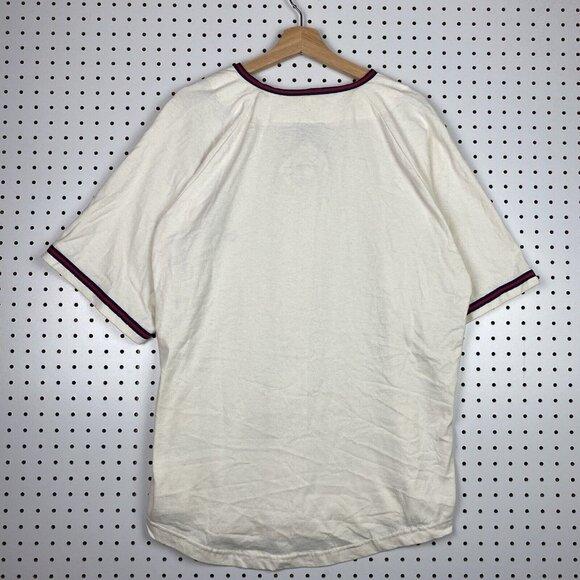 St Louis Cardinals Logo Athletic Jersey Sz Large NWT Vintage Cream Off White 90s - Picture 4 of 6